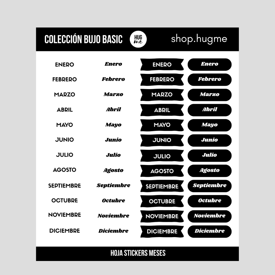 Pack Bujo Basic COMPLETO