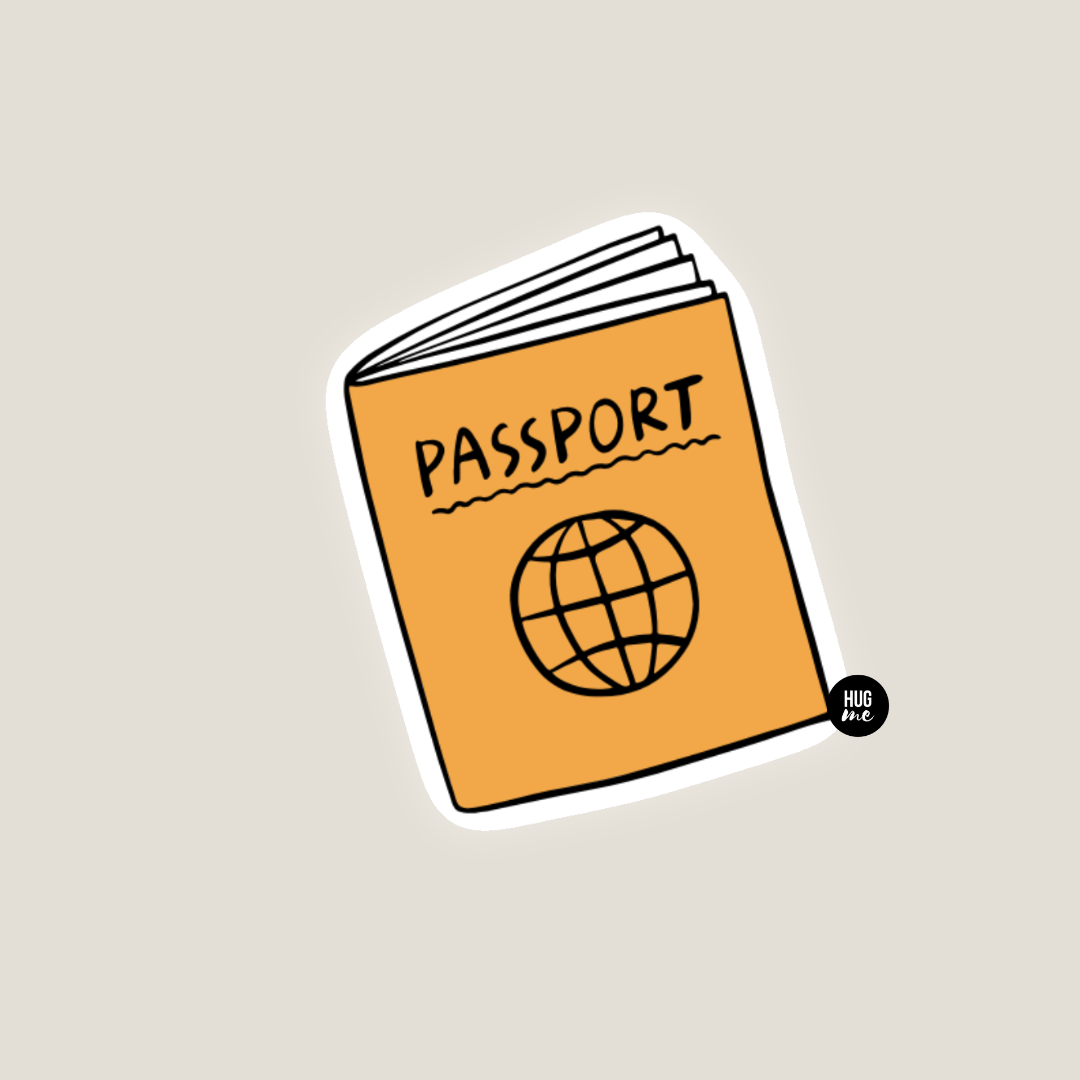 Pegatina Pasaporte