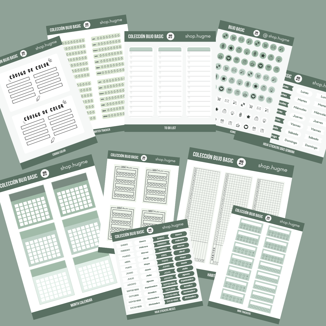 Pack Bujo Basic Green COMPLETO