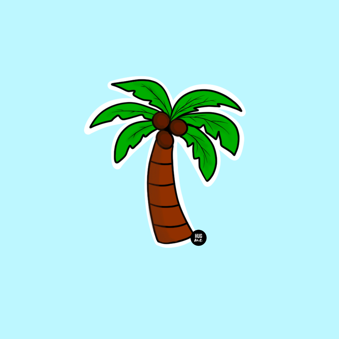 Pegatina Palmera