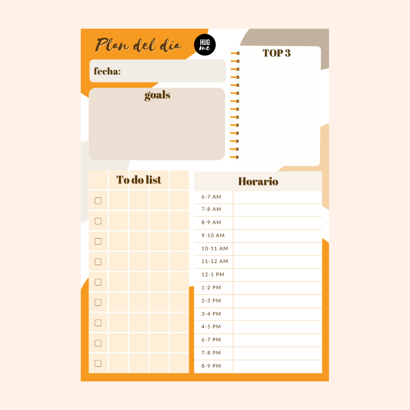 Planificador Diario A5