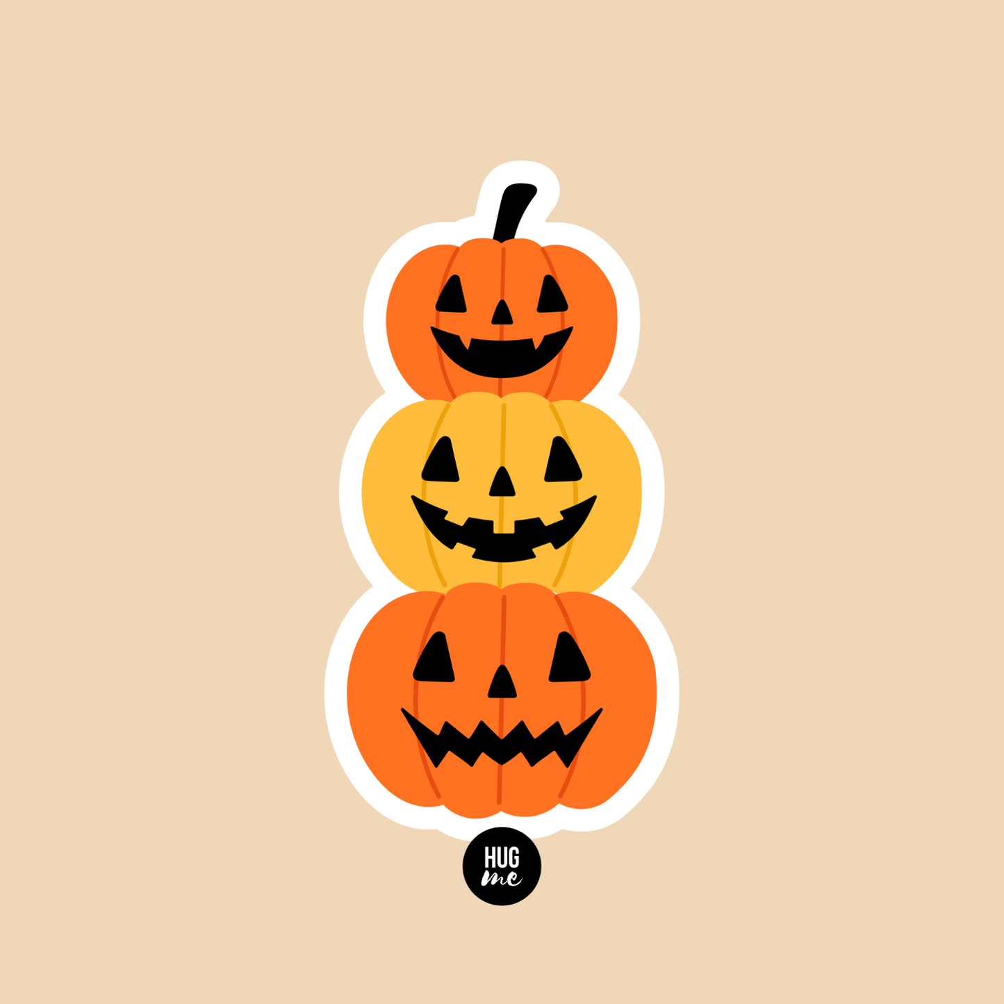 Hoja pegatinas Halloween