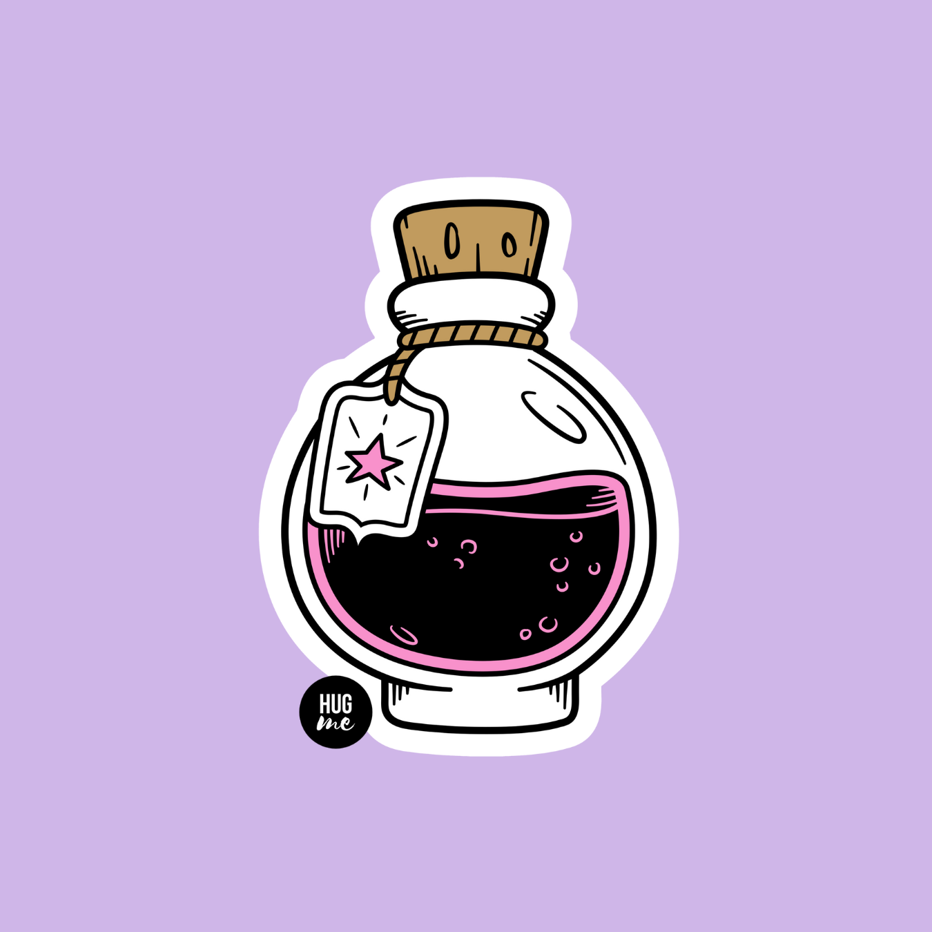 Hoja pegatinas Witchy