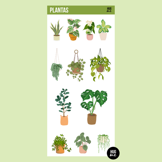 Hoja pegatinas Plantas