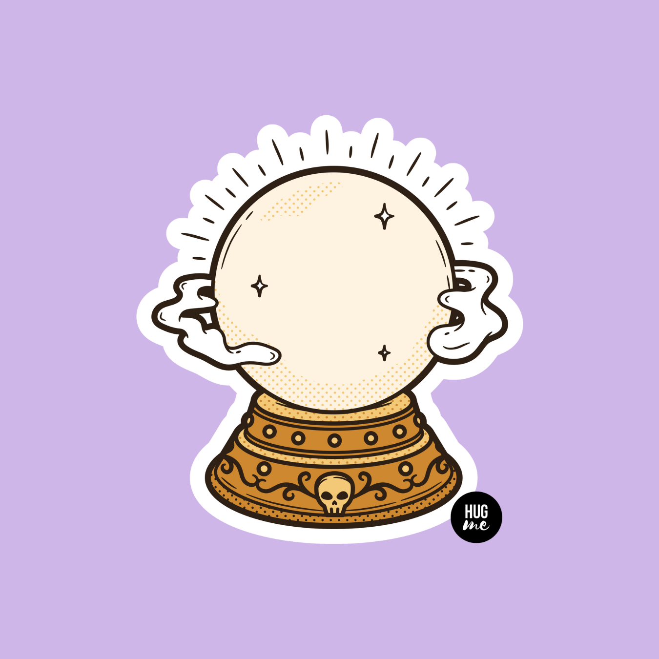 Hoja pegatinas Witchy