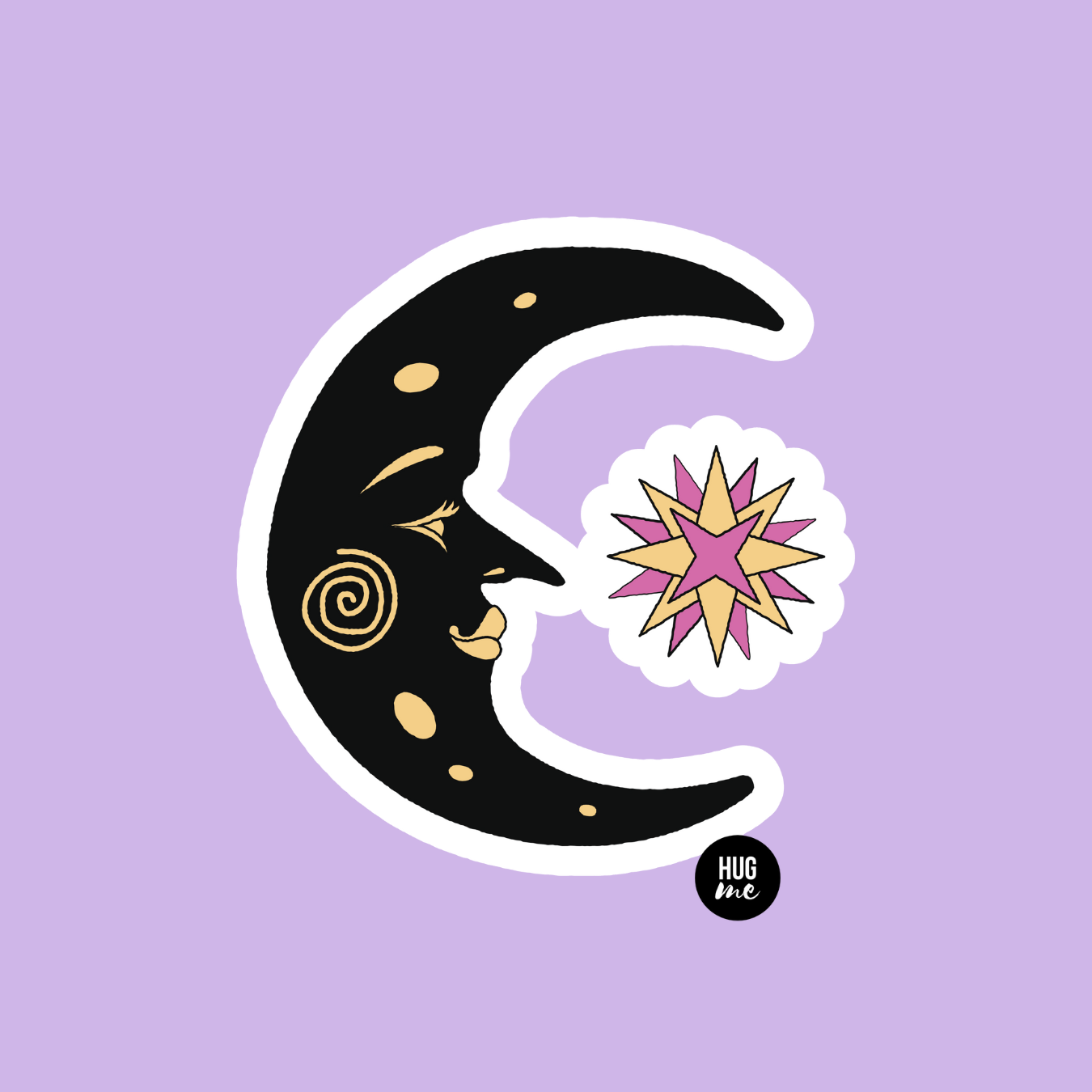 Hoja pegatinas Witchy