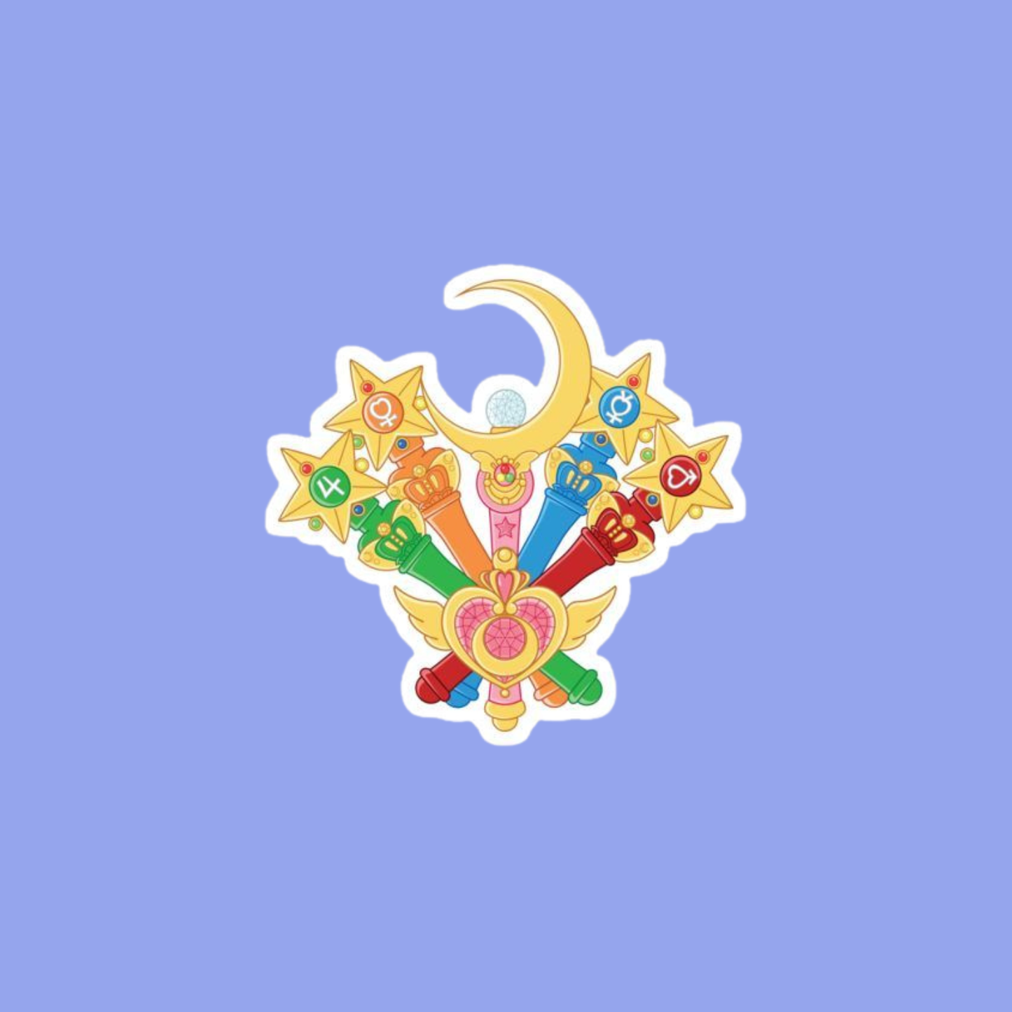 Hoja pegatinas Sailor Moon