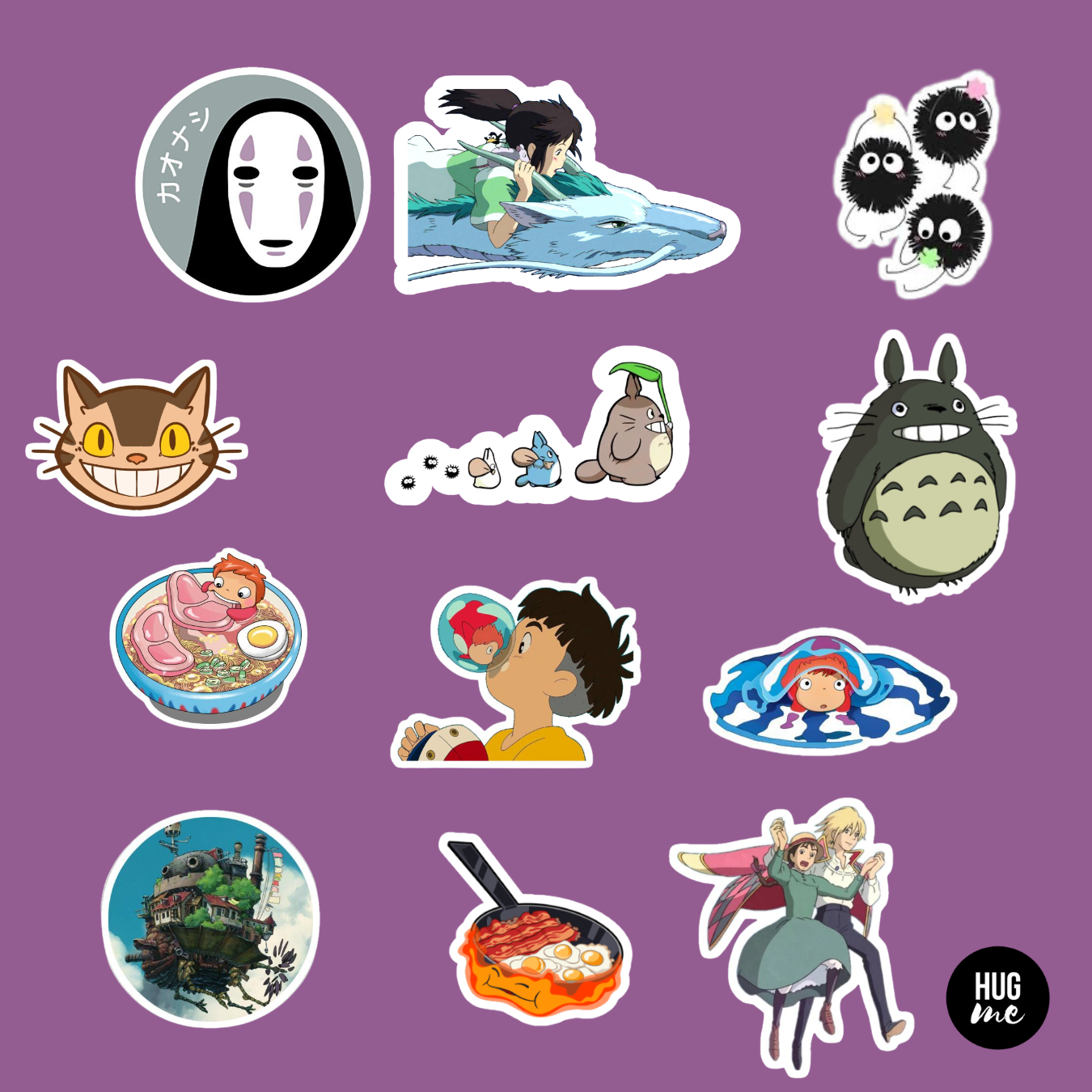 Hoja pegatinas Ghibli Mix