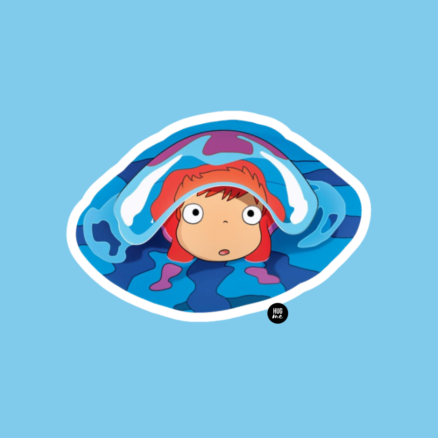 Hoja pegatinas Ponyo