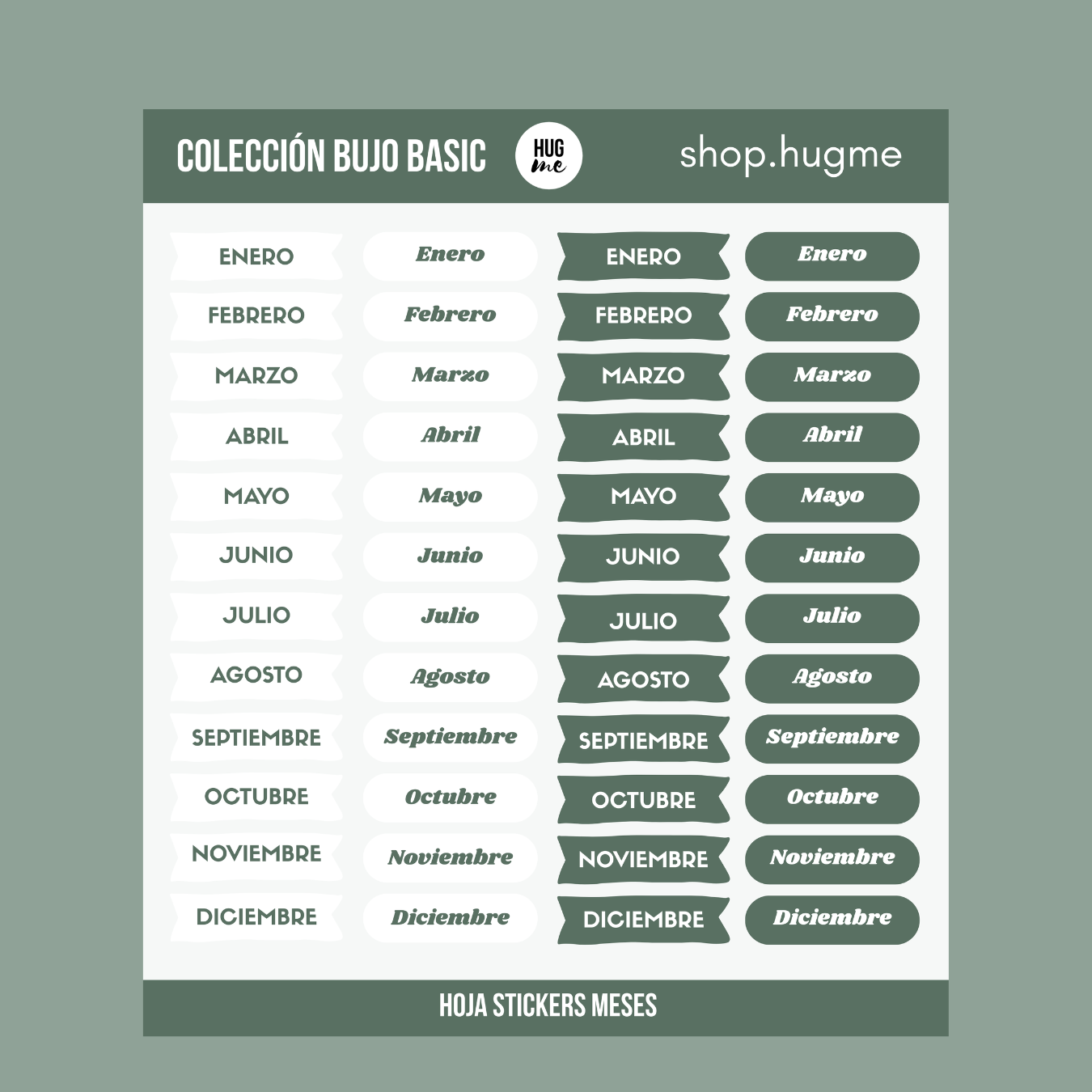 Pack Bujo Basic Green COMPLETO