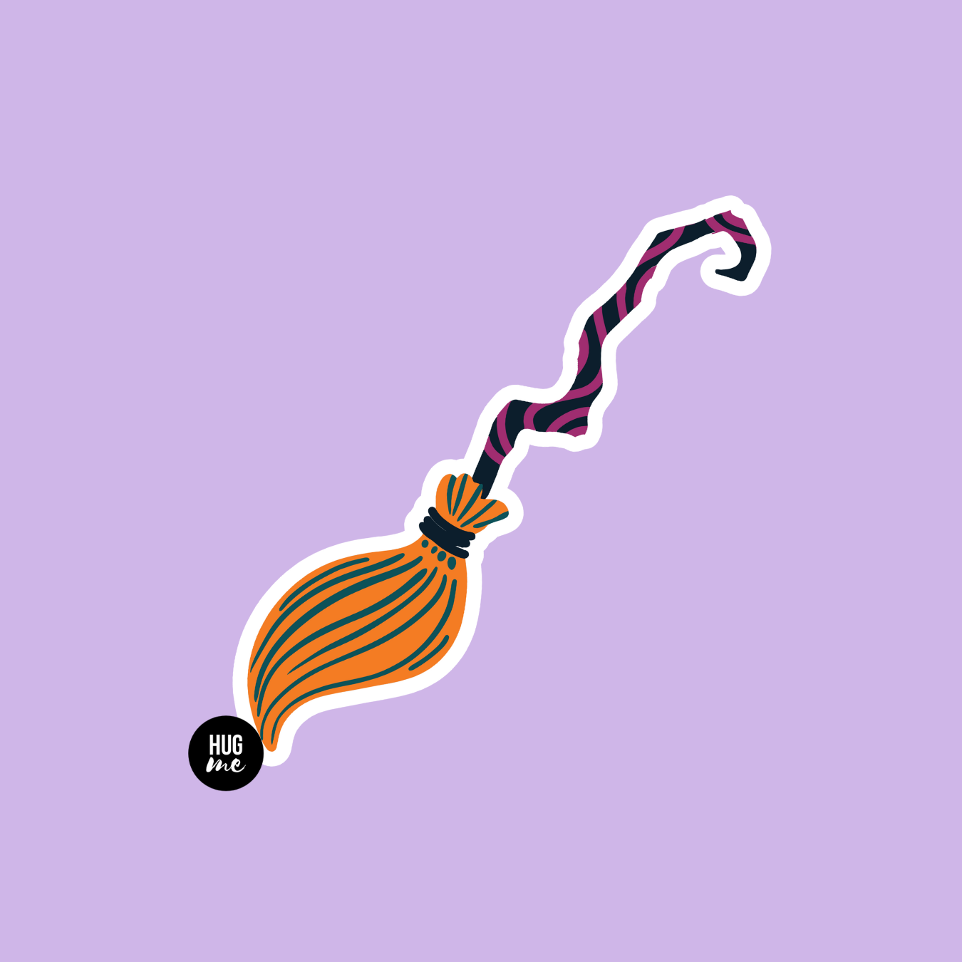 Hoja pegatinas Witchy