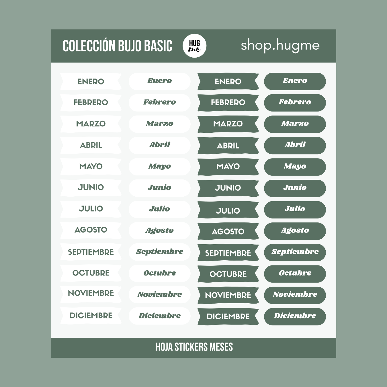 Pack Bujo Basic Green COMPLETO