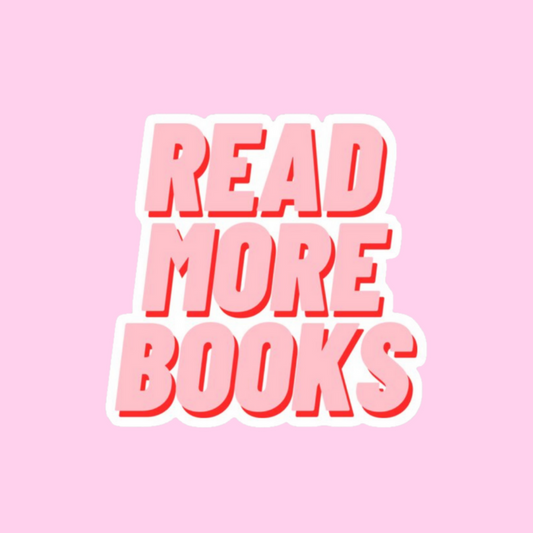 Pegatina Read More Books