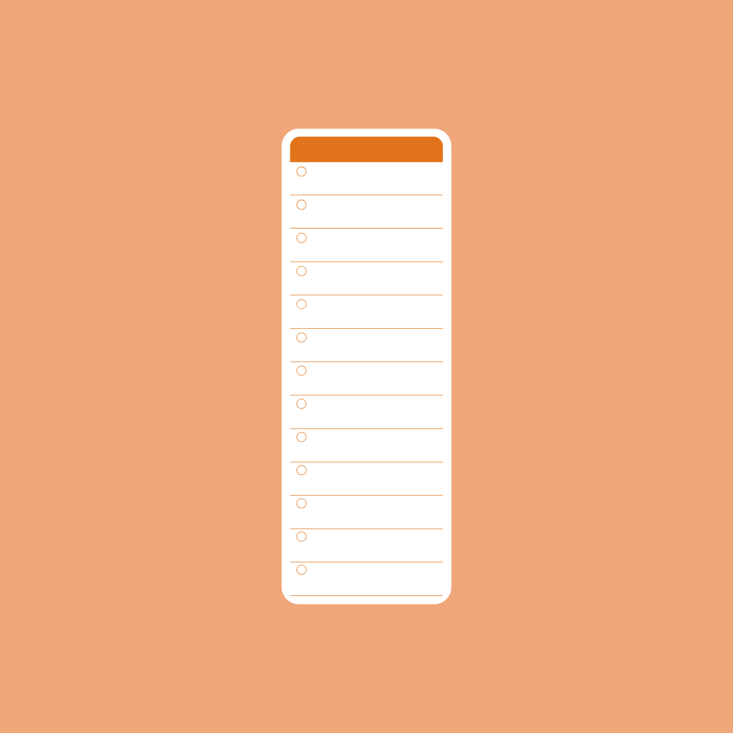 Pegatina To do List