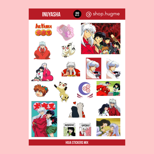 Hoja pegatinas Inuyasha