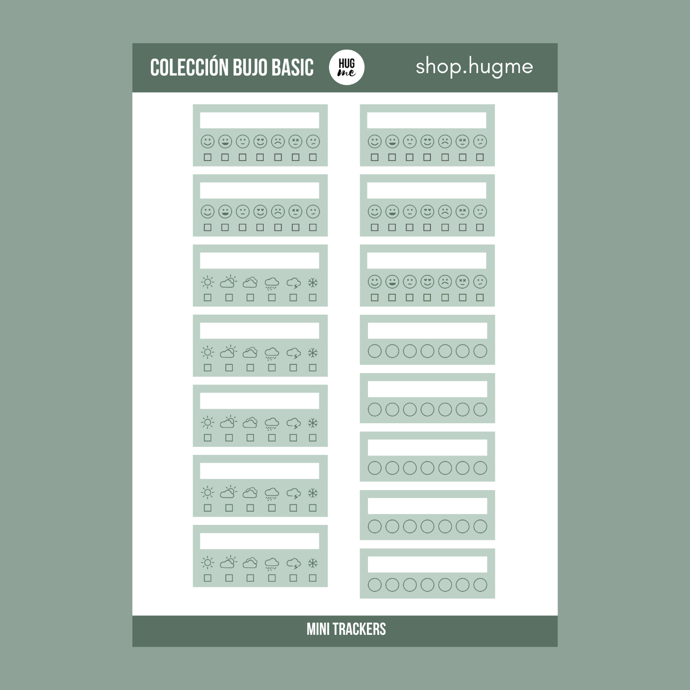 Pack Bujo Basic Green COMPLETO