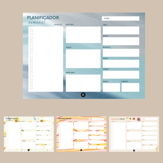 Planificador semanal A4