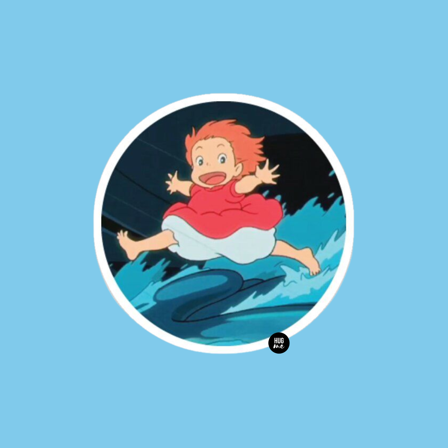 Hoja pegatinas Ponyo