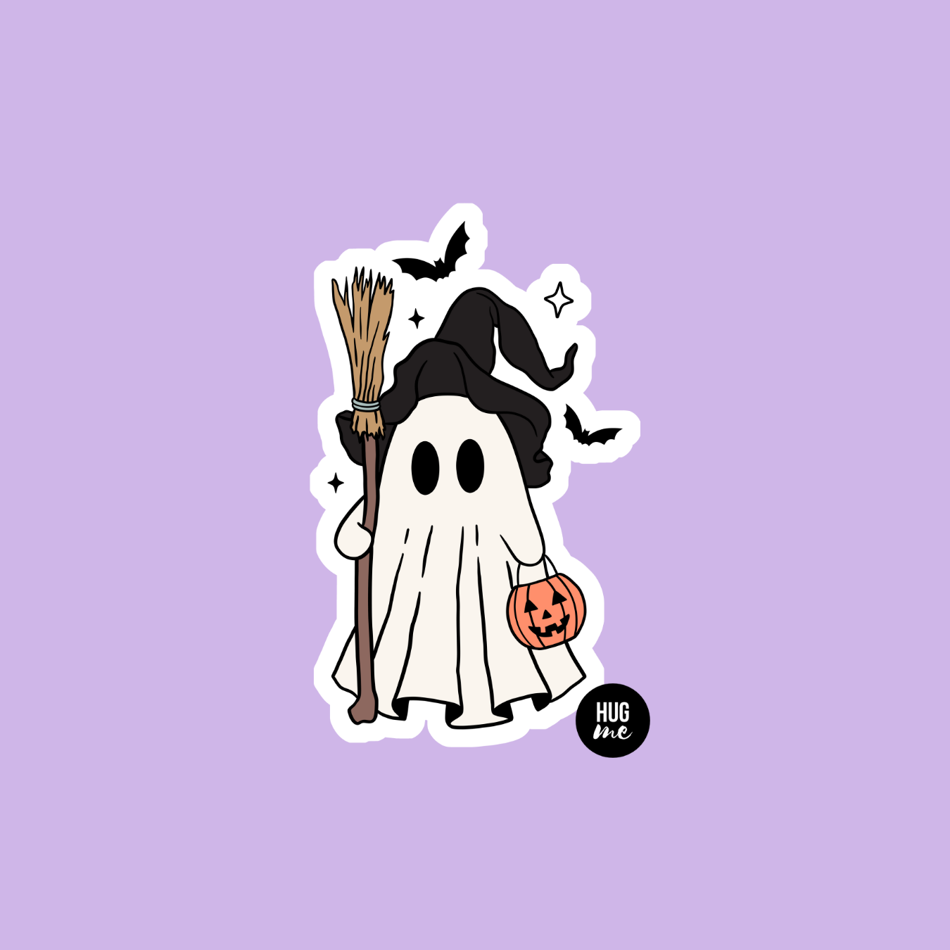 Hoja pegatinas Witchy