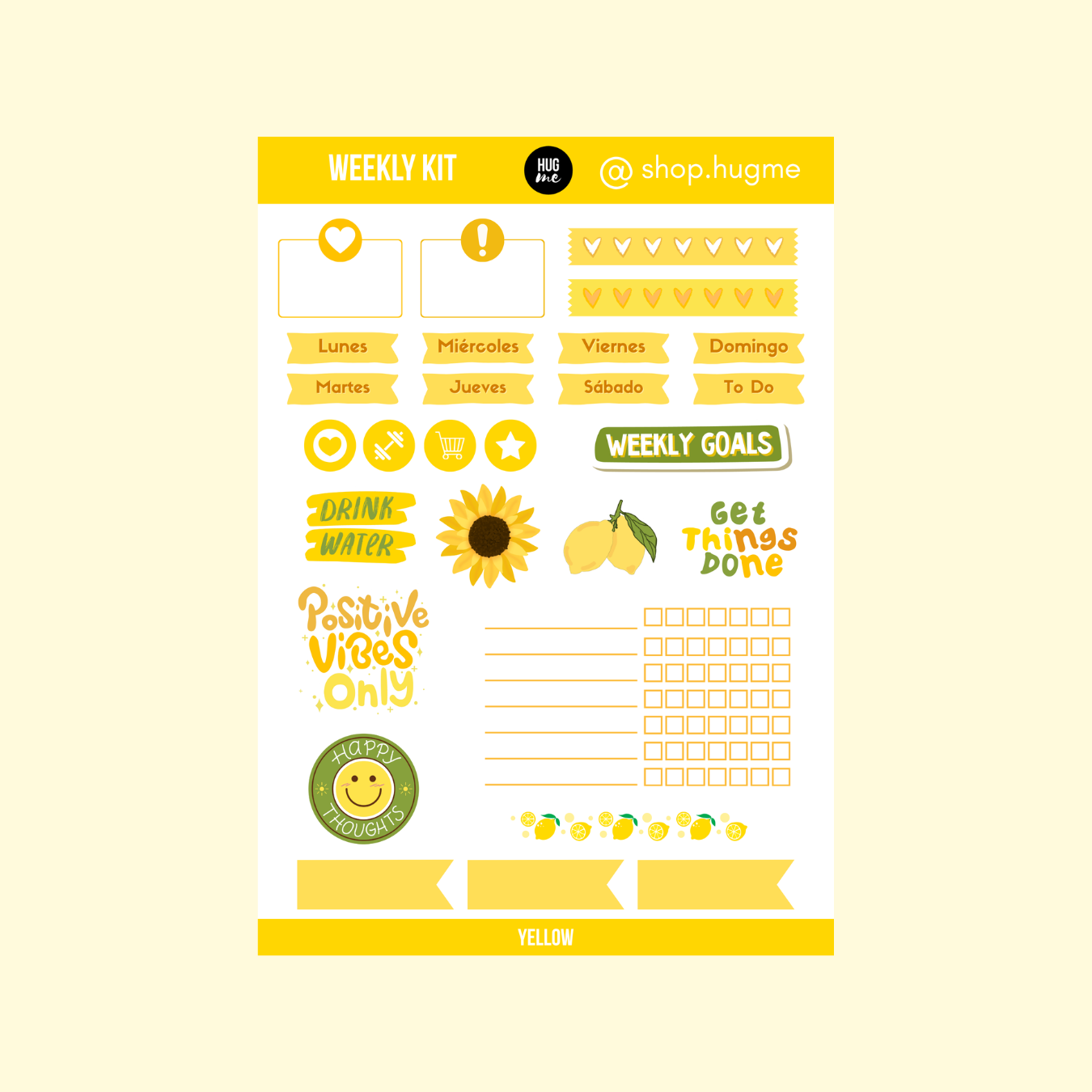 Kit Semanal Yellow
