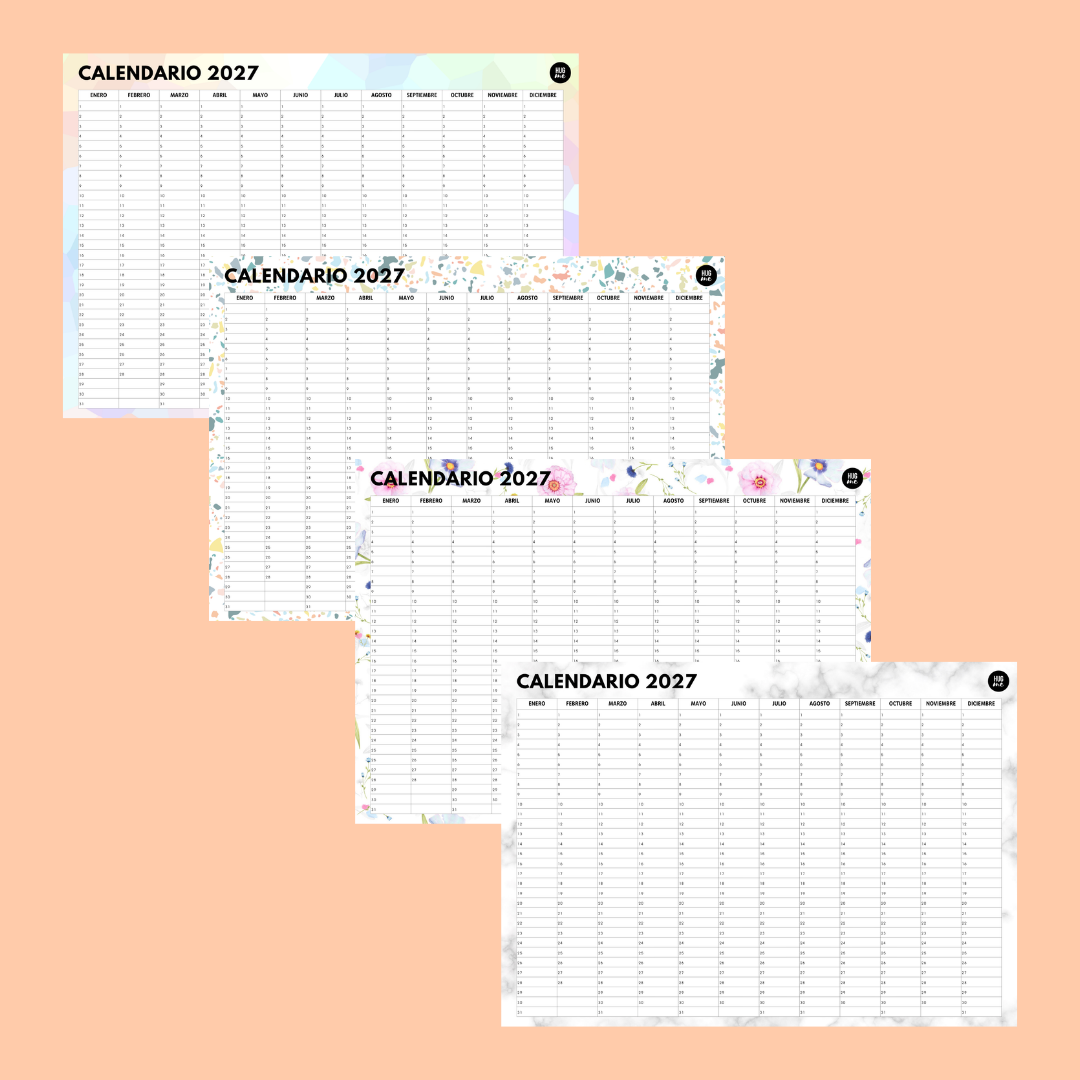 Calendario Anual 2027 A4