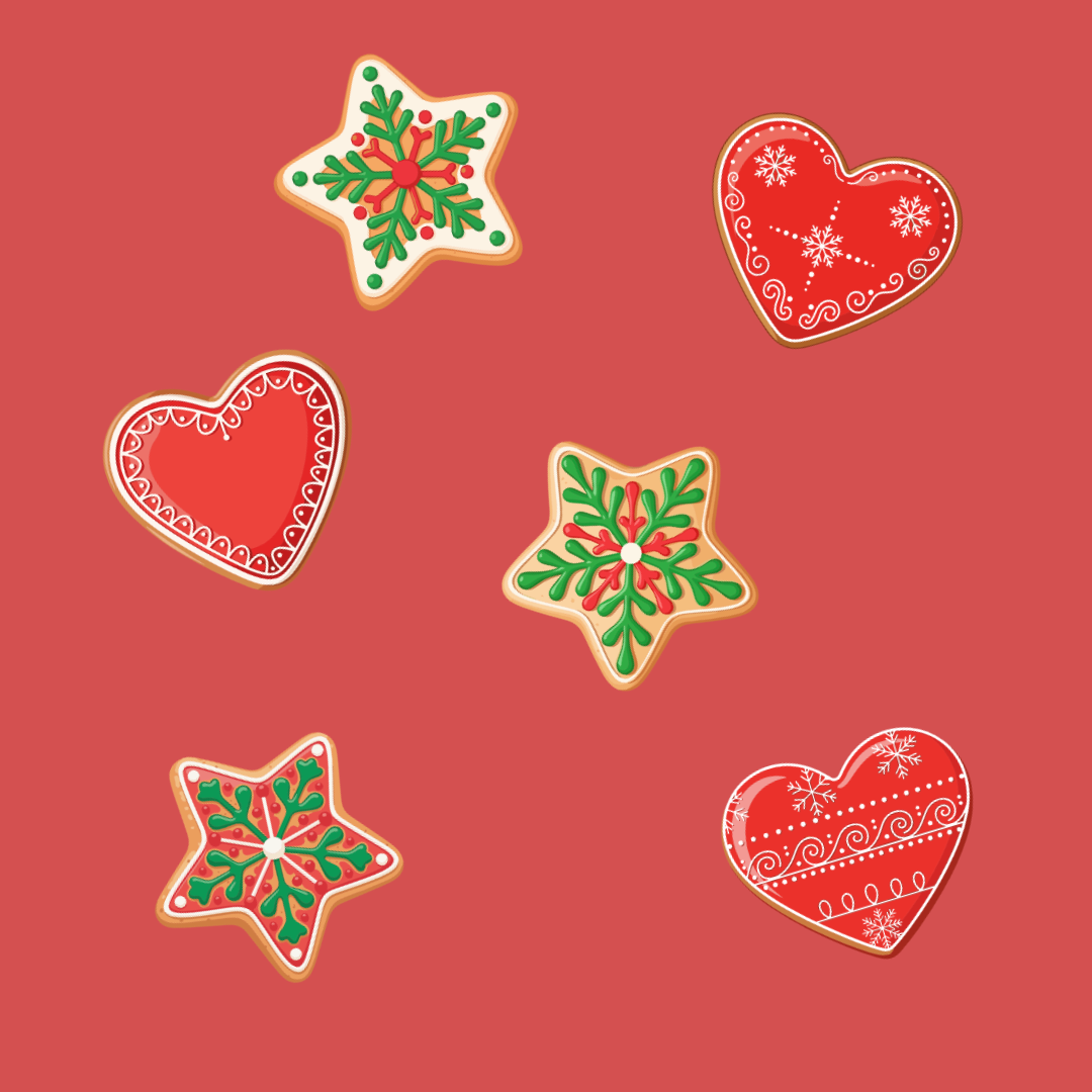 Hoja pegatinas Xmas Cookies