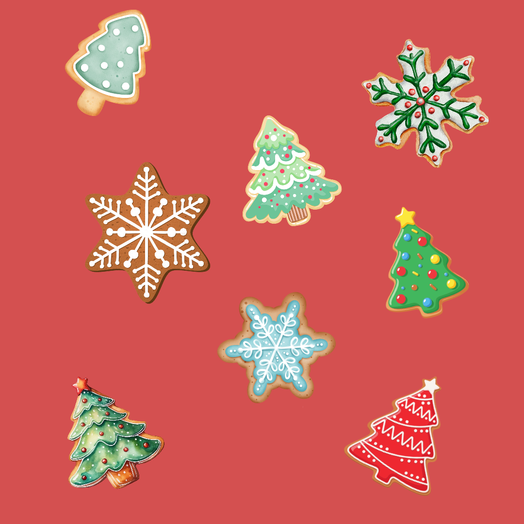 Hoja pegatinas Xmas Cookies