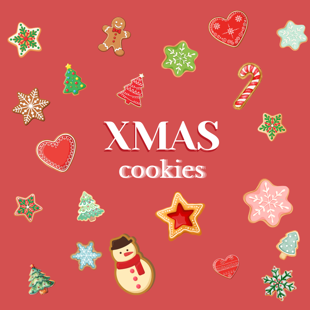 Hoja pegatinas Xmas Cookies