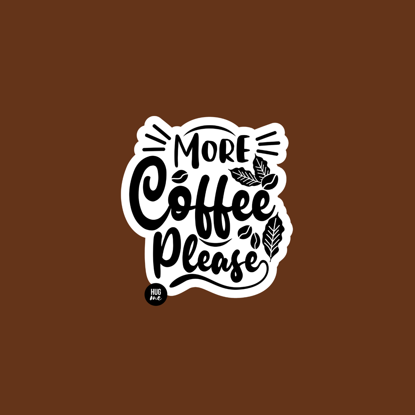 Hoja pegatinas Coffee Quotes