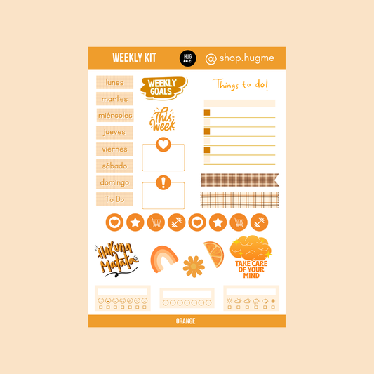 Kit Semanal Orange