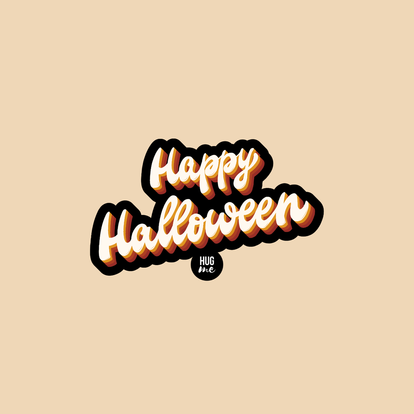 Hoja pegatinas Halloween