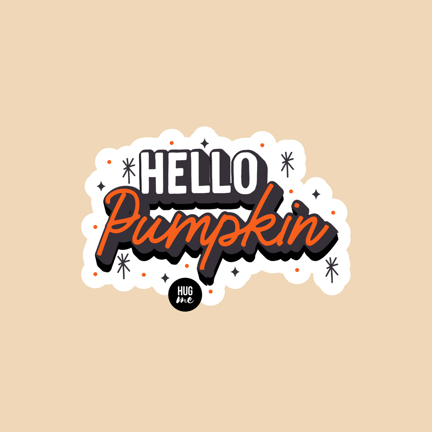 Hoja pegatinas Halloween