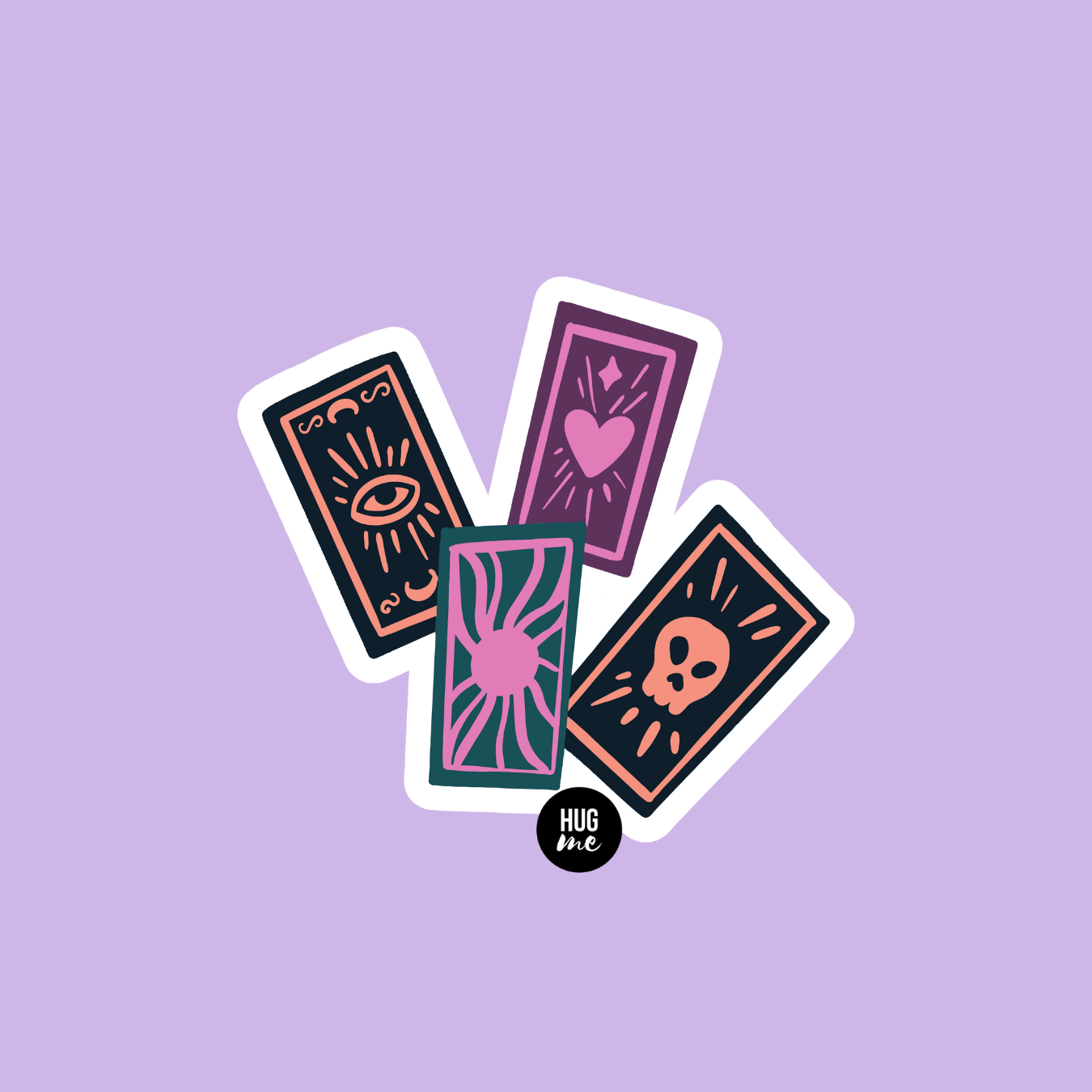 Hoja pegatinas Witchy