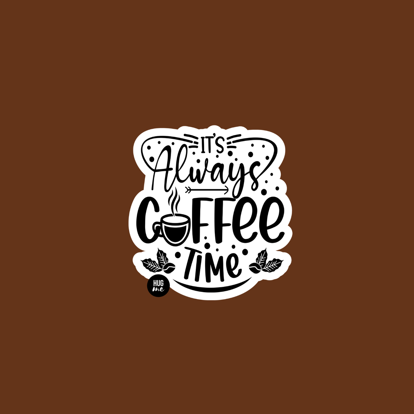 Hoja pegatinas Coffee Quotes