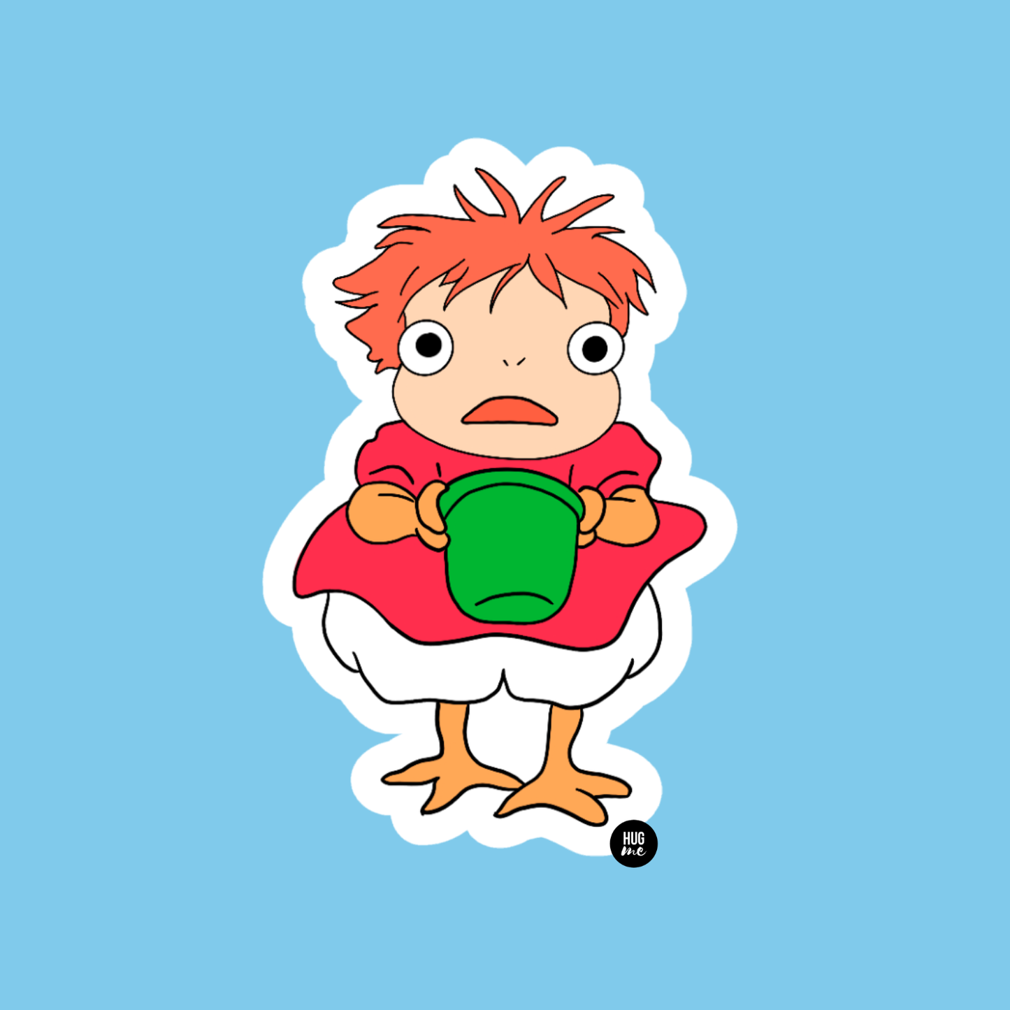 Hoja pegatinas Ponyo