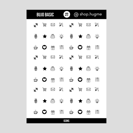 Hoja Pegatinas Icons