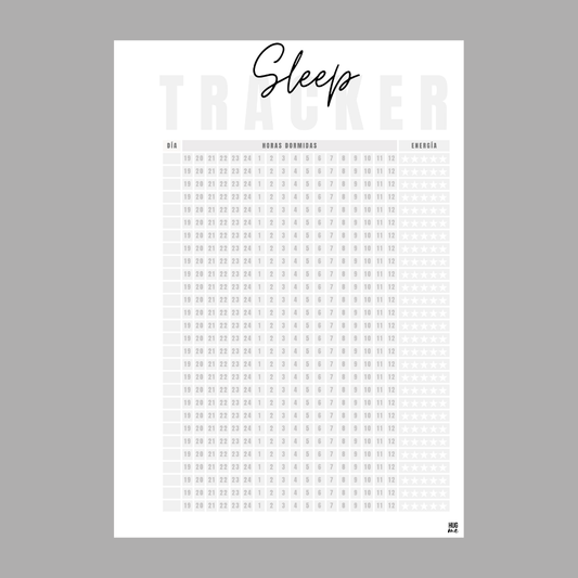Hoja Journal · Tracker del sueño