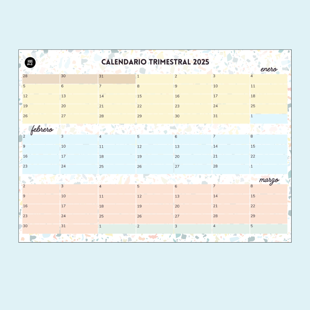 Calendario Trimestral 2026