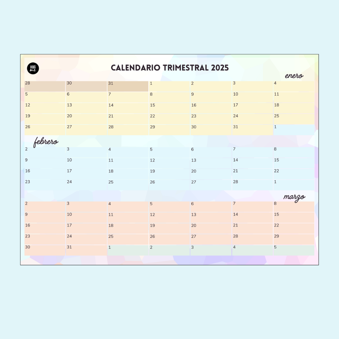 Calendario Trimestral 2026