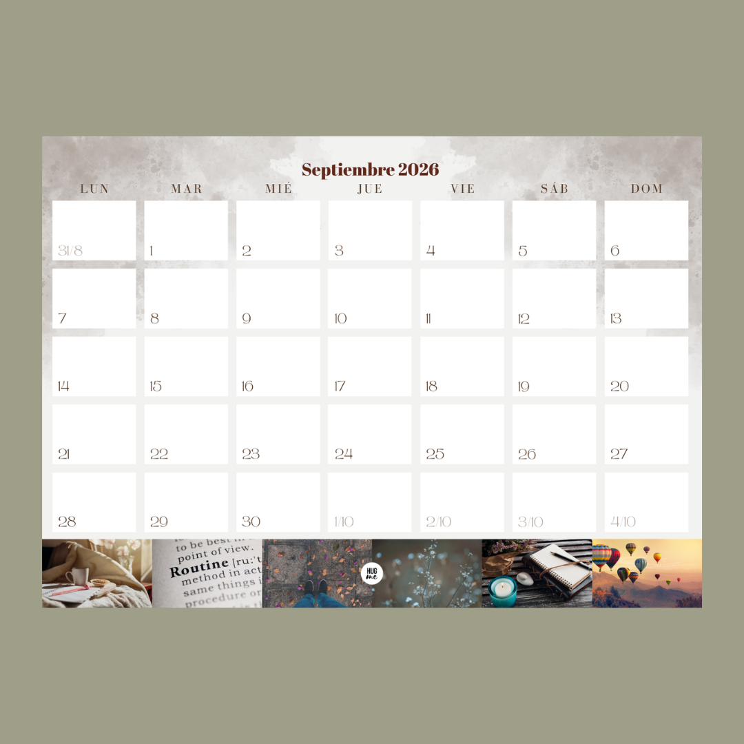 Calendario Anual 2026 A4