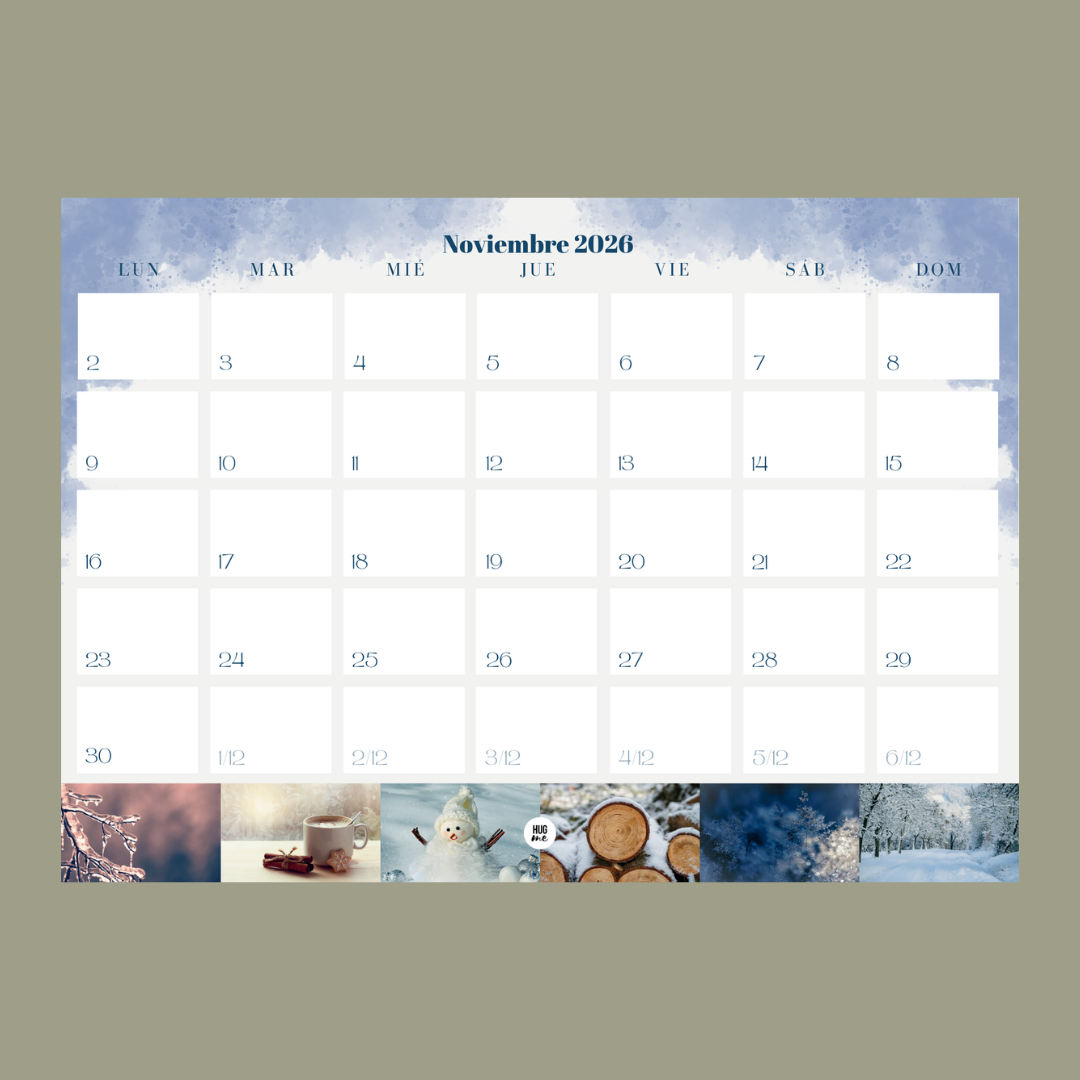 Calendario Anual 2026 A4