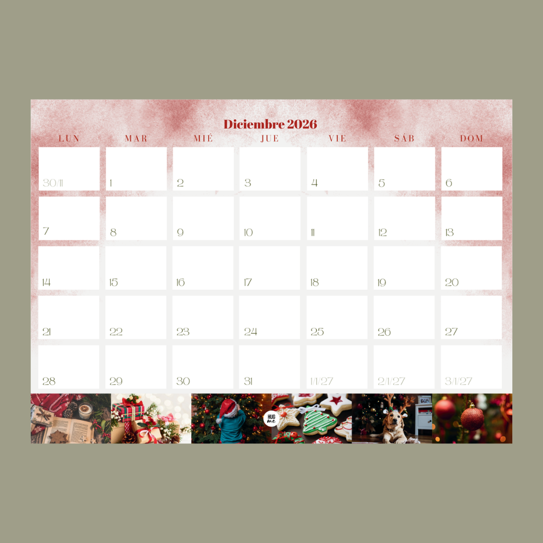 Calendario Anual 2026 A4