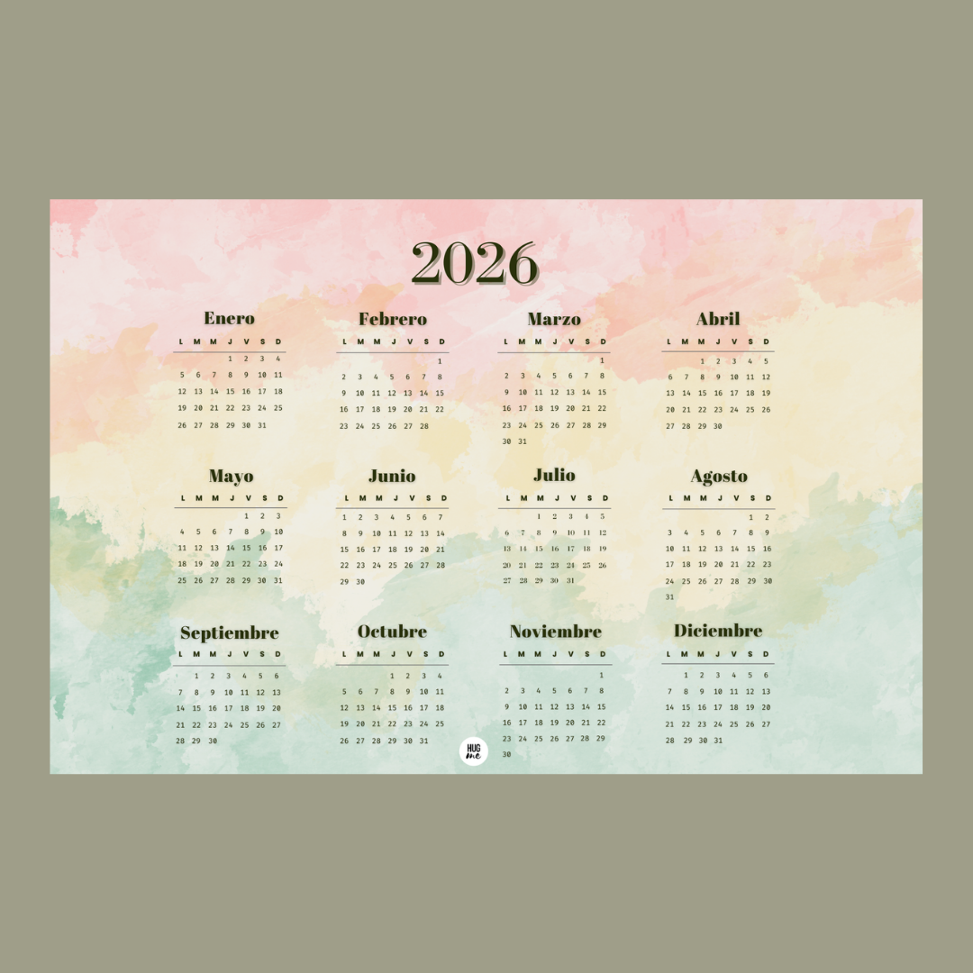 Calendario Anual 2026 A4