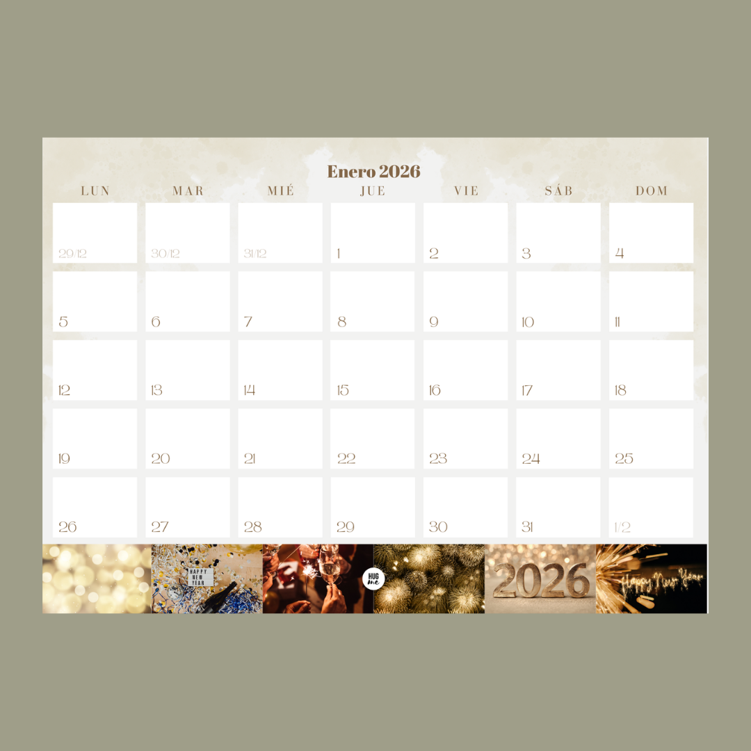 Calendario Anual 2026 A4