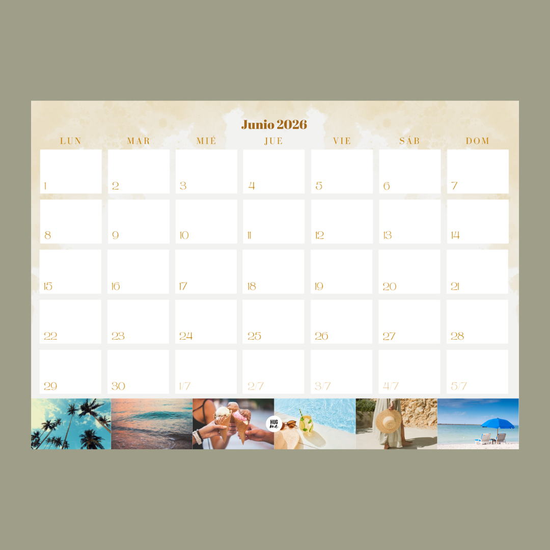 Calendario Anual 2026 A4