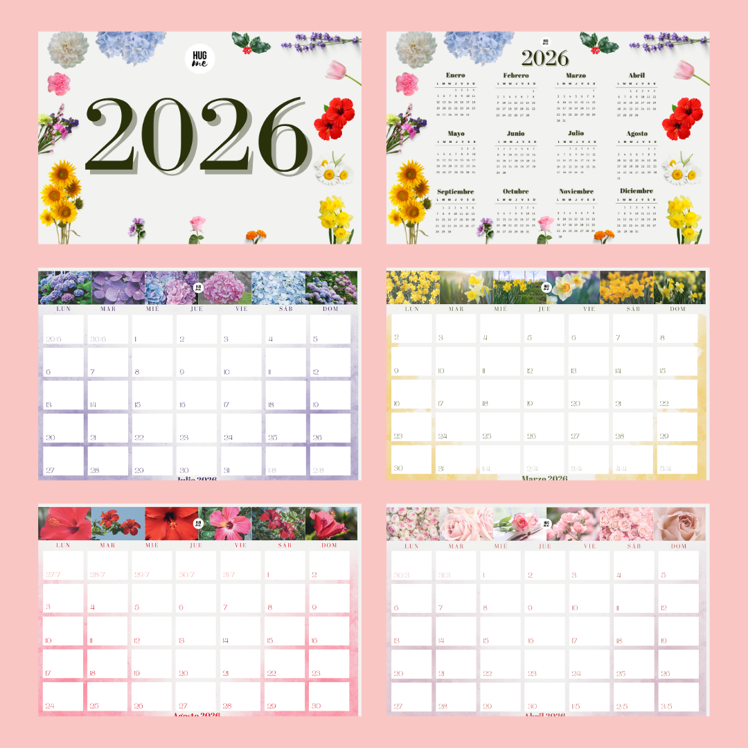 Calendario Anual 2026 A4