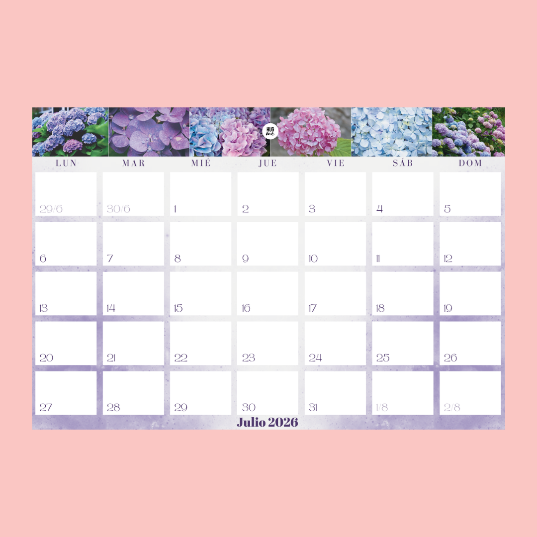 Calendario Anual 2026 A4