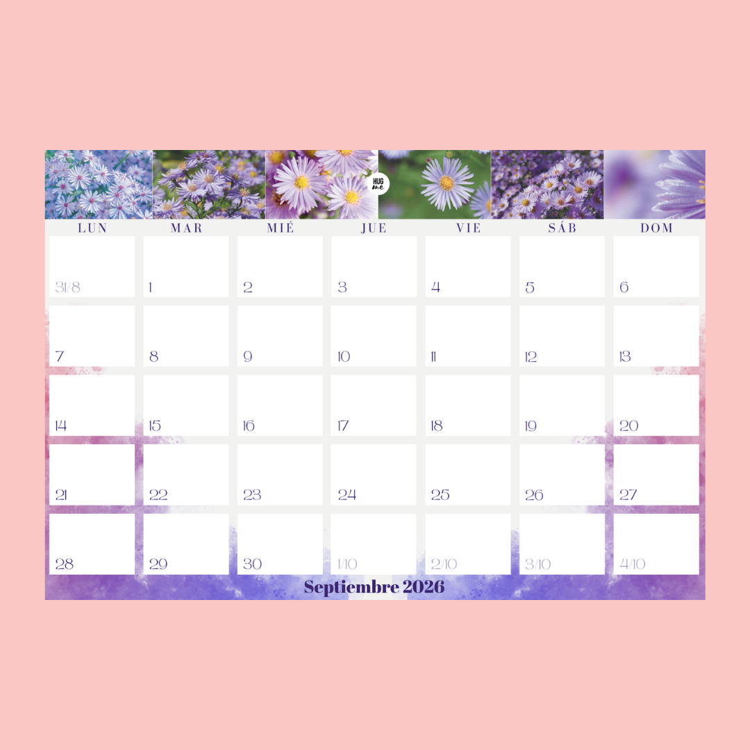 Calendario Anual 2026 A4