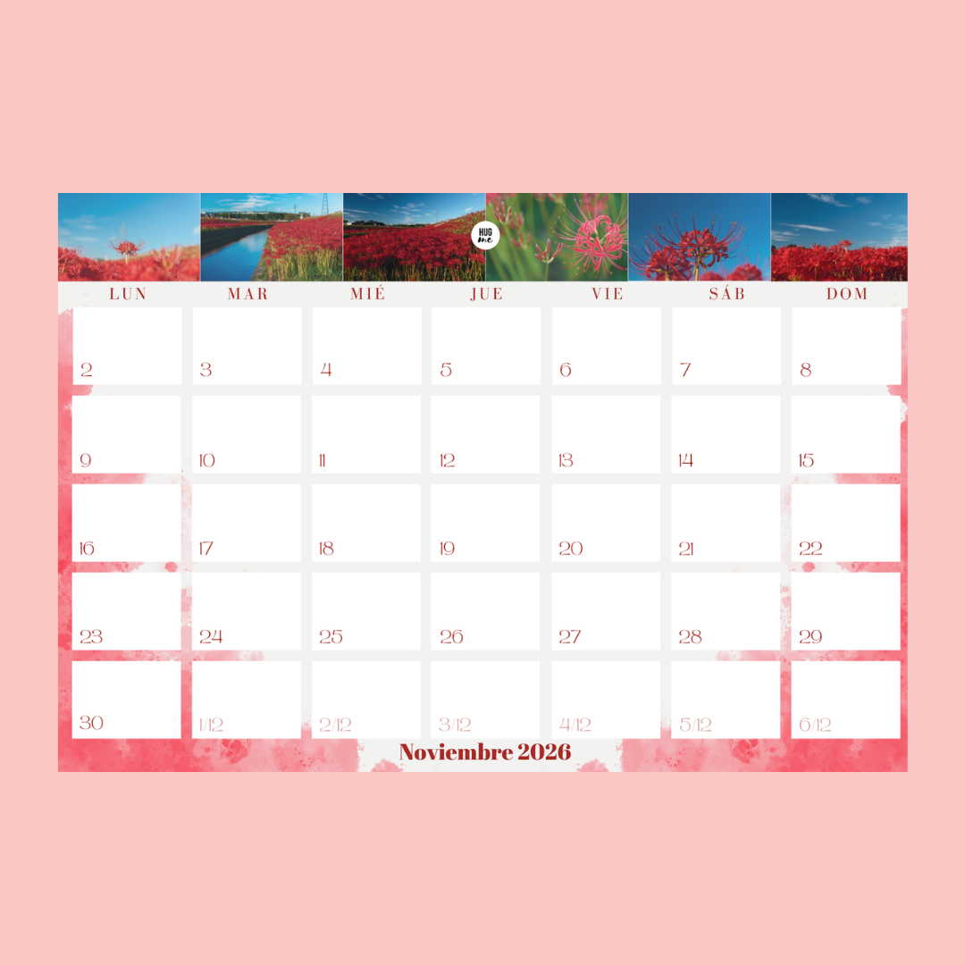 Calendario Anual 2026 A4