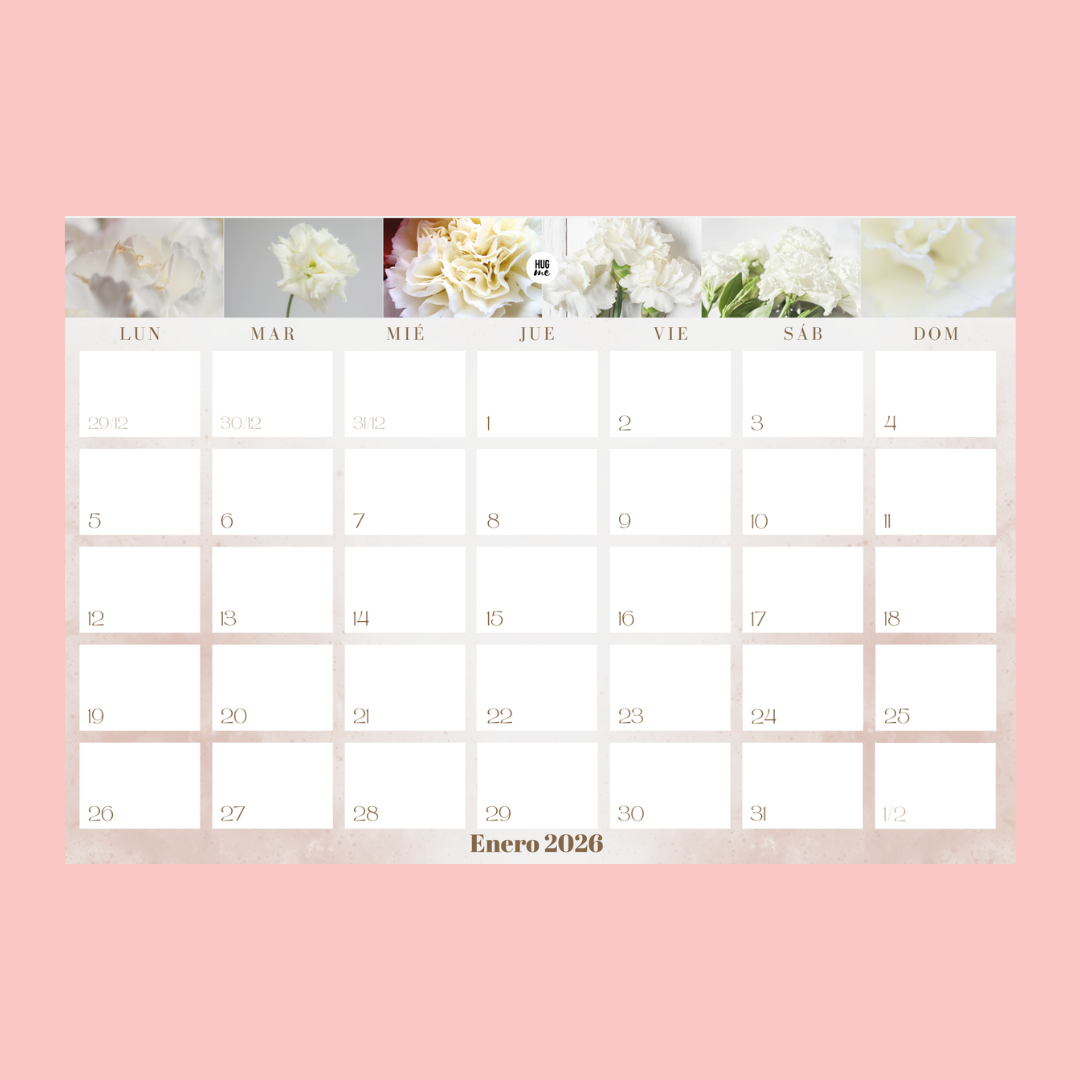 Calendario Anual 2026 A4